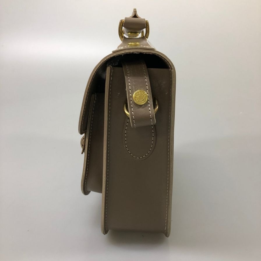 グレンロイヤル ショルダーバッグ サッチェル 9インチ ブライドルレザー トープ GLENROYAL SATCHEL BAG 9INCH【AFE8】