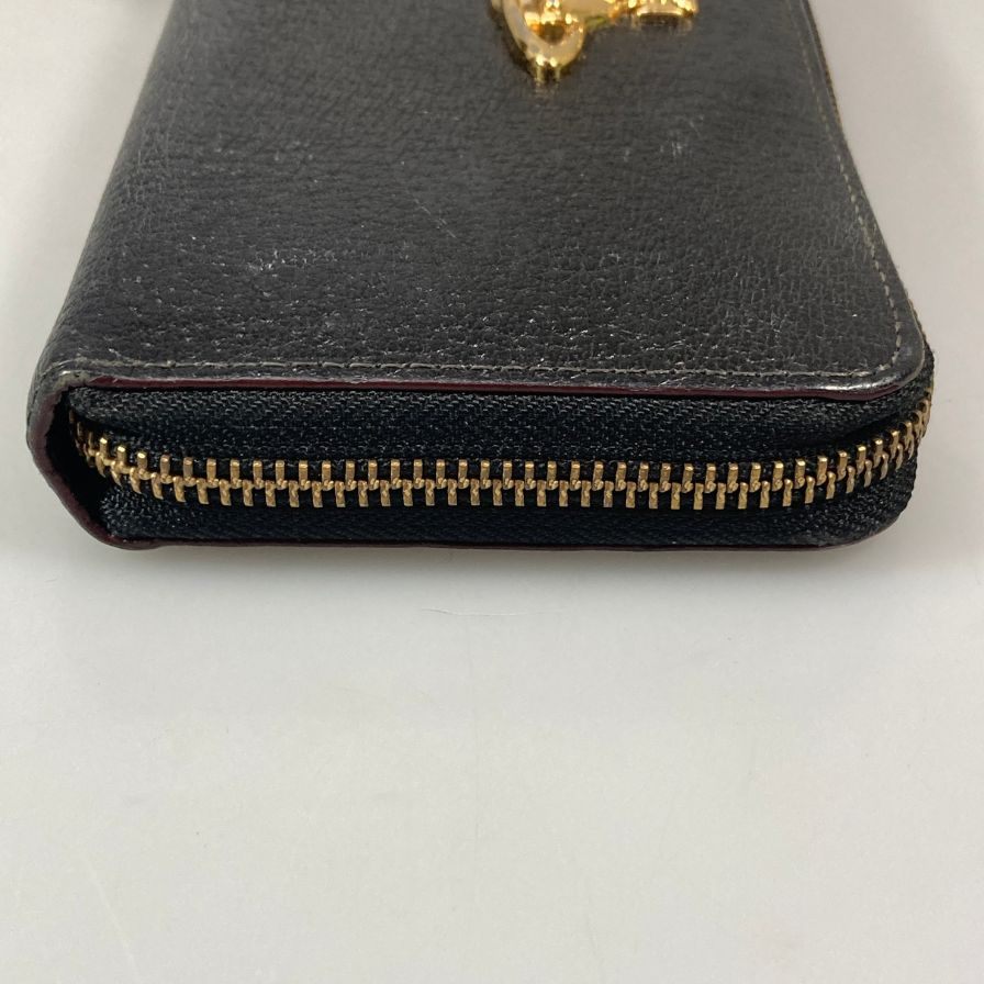 ヴィヴィアンウェストウッド 長財布 レザー オーブ 黒 Vivienne Westwood【AFI4】