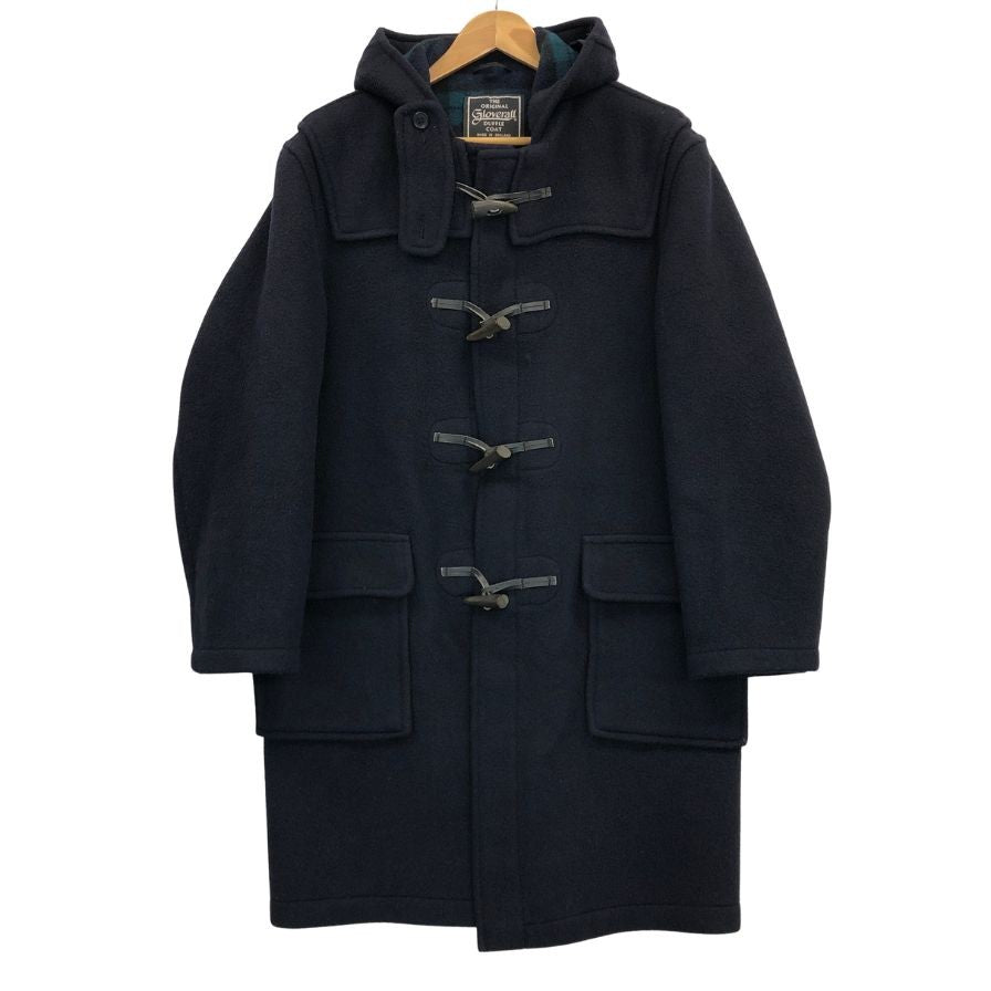 美品◆グローバーオール ダッフルコート 80S イングランド製 ネイビー ウール メンズ サイズUS36 gloverall 【AFA7】