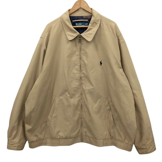 ポロ ラルフローレン 90S ブルゾン スウィングトップ コットン ベージュ サイズ3XB メンズ Polo Ralph Lauren【LA】