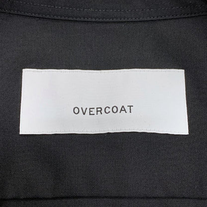 美品◆オーバーコート 長袖シャツ ブラック メンズ サイズ00 OVERCOAT 【AFB51】
