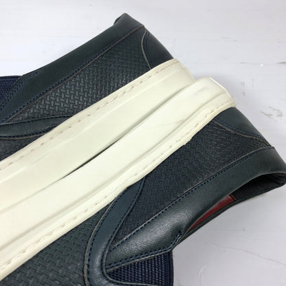デビッド スリッポン レザー グリーン メンズ サイズ25 DAVID 約25.0cm【AFD15】