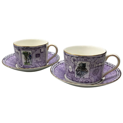 ウェッジウッド ペア カップ&ソーサー ミレニアムコレクション 19世紀 1999年 WEDGWOOD【AFI22】【中古】
