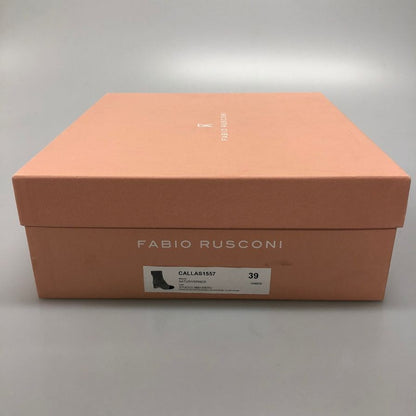 ファビオルスコーニ ブーツ ヒール パンプス バイカラー ジップ サイズ39 レディース ベージュ系 FABIO RUSCONI 約25.5cm【AFD15-2】