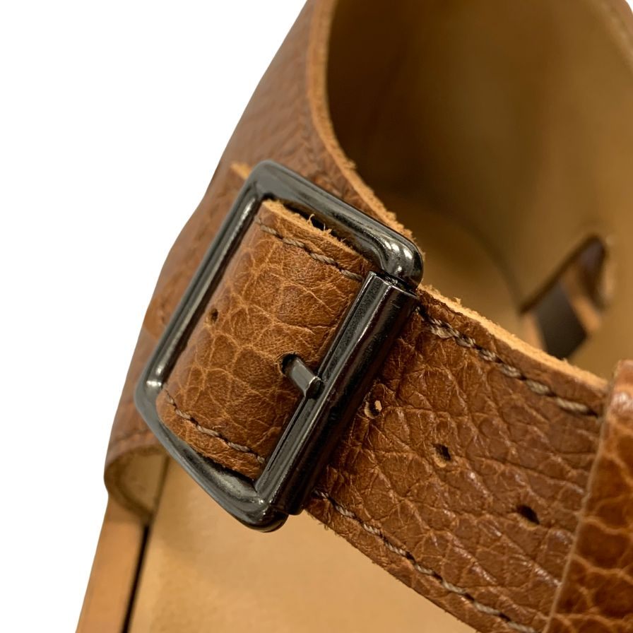 パラブーツ グルカサンダル パシフィック レザー メンズ サイズ41 ブラウン PACIFIC Paraboot 約26.0cm【AFC40】