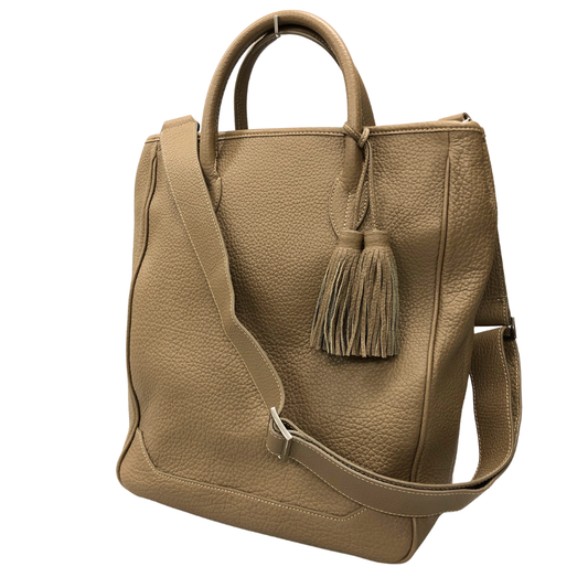 アカーテ トートバッグシロッコM レザー  タッセル ユニセックス ブラウン ACATE【AFE4】