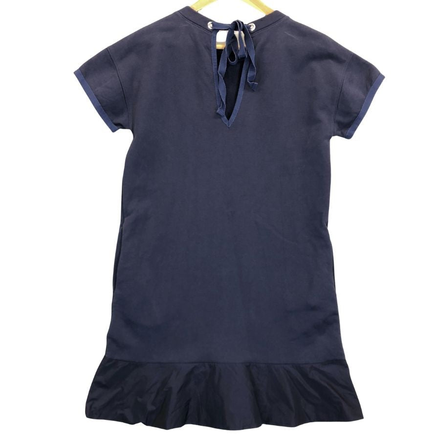 中古◆モンクレール ワンピース レディース ネイビー Sサイズ ABITO CORTO MONCLER 【AFB13】