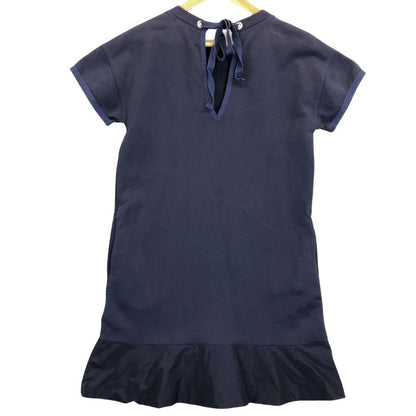 中古◆モンクレール ワンピース レディース ネイビー Sサイズ ABITO CORTO MONCLER 【AFB13】