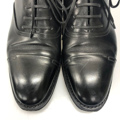 バリー レースアップシューズ アーモンドトゥ SELBY-L グッドイヤー製法 ブラック メンズ USA7 BALLY 約25.0cm【AFC43】