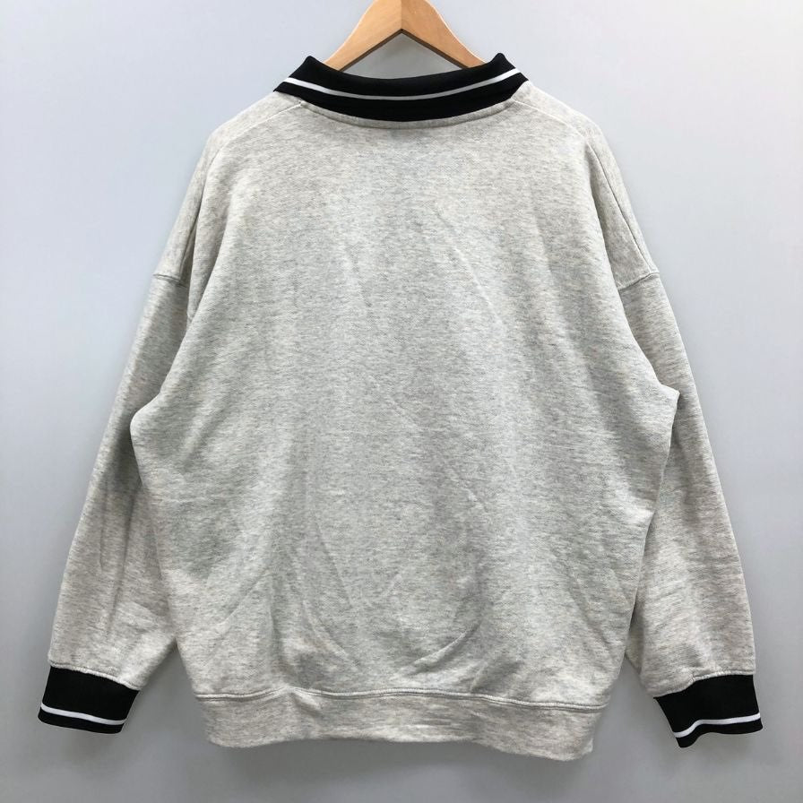 中古◆アンブロ トレーナー 襟付き コットン  ロゴ レディース グレー サイズXL UMBRO 【AFB40】