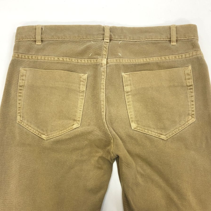 メゾンマルジェラ ストレートパンツ ベージュ ガーメントダイ メンズ サイズ46 S30LA0060 MAISON MARGIELA 【AFB28】