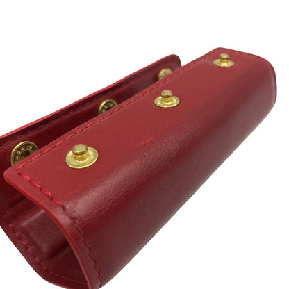 グローブトロッター トローリー ハンドルカバー レザー ユニセックス ボルドー globe-trotter【AFI5】【中古】