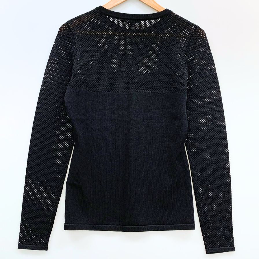 美品◆ニッケ セーター レディース ブラック サイズ38 NIKKIE 【AFB46】