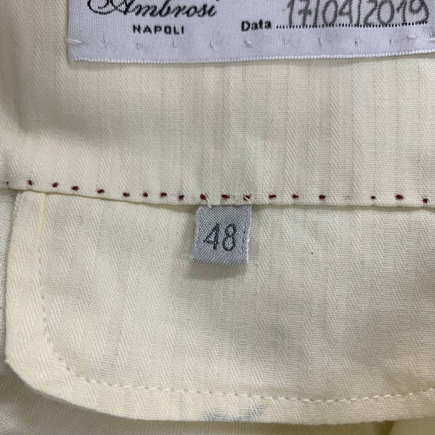 アンブロージ スラックス ビスポーク メンズ サイズ  48  グレー系  AMBROSI LA【】