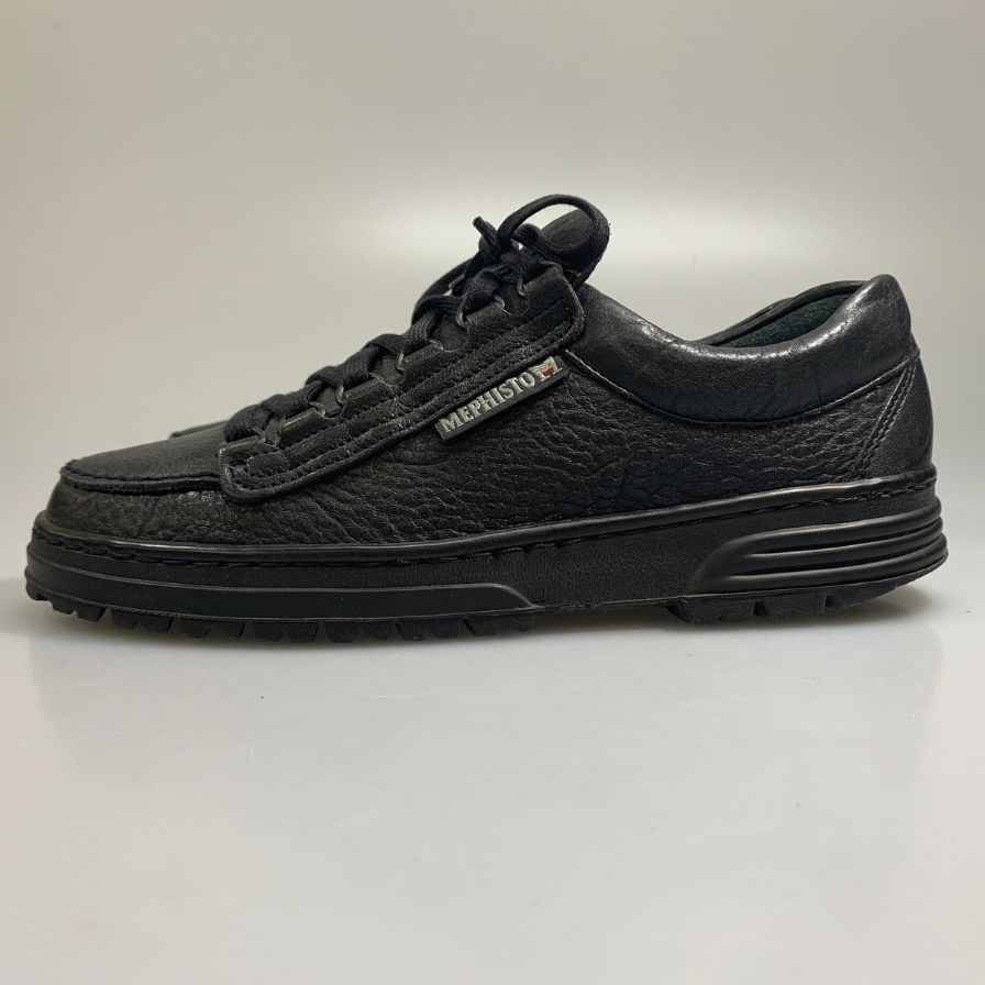 メフィスト レザースニーカー ブラック サイズUS7 MEPHISTO 約25.0cm【AFC4】