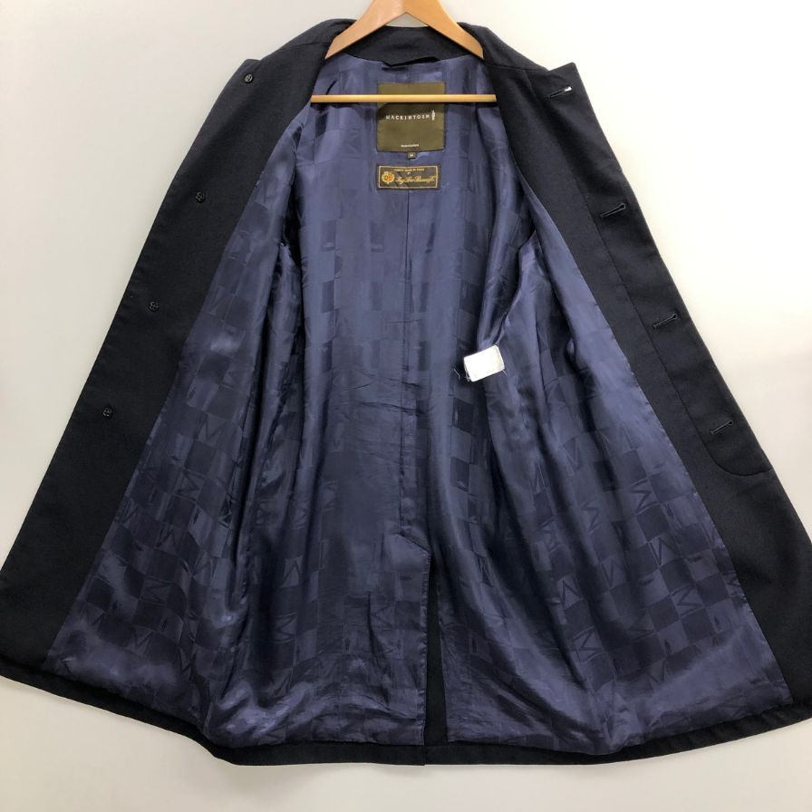 マッキントッシュ コート ダンケルド ロロピアーナ ウール メンズ ネイビー サイズ36 MACKINTOSH【LA】