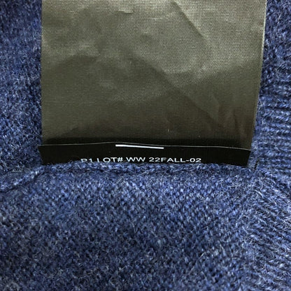 中古◆セオリー ニットセーター カシミア 100% クルーネック ブルー メンズ サイズM Theory 【AFB4】