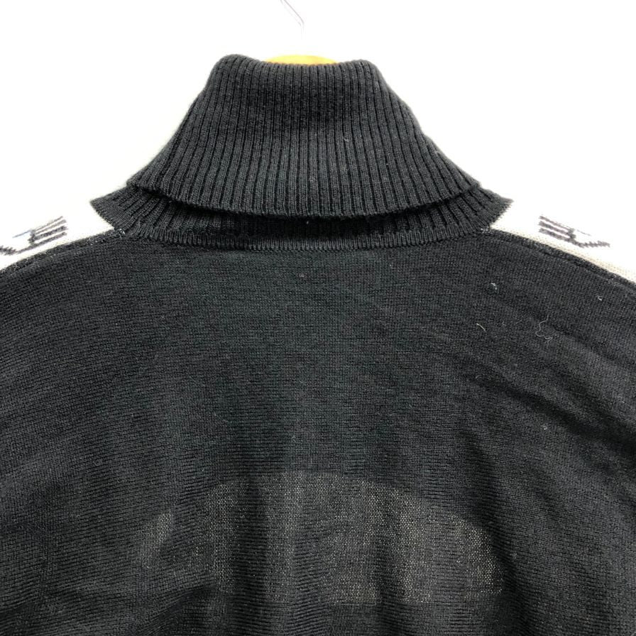 中古◆キアラ フェラーニ ニット 2ピース 袖ライン ブラック サイズS Chiara Ferragni 【AFB17】