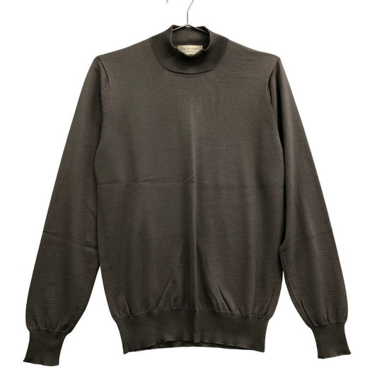 美品◆フィリッポ デ ローレンティス セーター ロイヤルメリノ ウール ニット メンズ サイズ46 カーキ  FILIPPO DE LAURENTIIS 【AFB41】