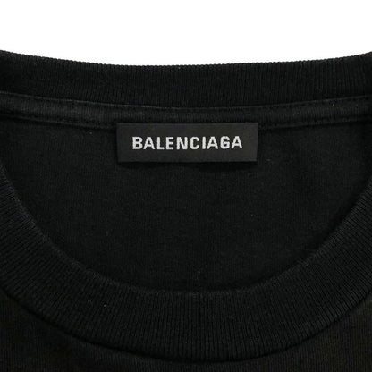 美品◆バレンシアガ Tシャツ 594579 TGV60 サイズM メンズ ブラック BALENCIAGA 【AFB14】