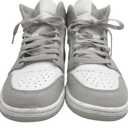 ナイキ ハイカット スニーカー エアジョーダン 1  AIR JORDAN 1 Mid Linen 554724-082 メンズ グレー サイズ 27.5cm NIKE 約27.5cm【AFC5】