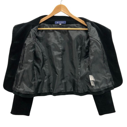 美品◆エムズグレイシー ジャケット ベロア サイズ38  ブラック レディース M'S GRACY 【AFB11】