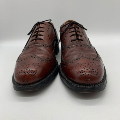 ダックス レザーシューズ ウィングチップ カーフ ボルドー メンズ サイズ10 Daks 約28.0cm【YB6】