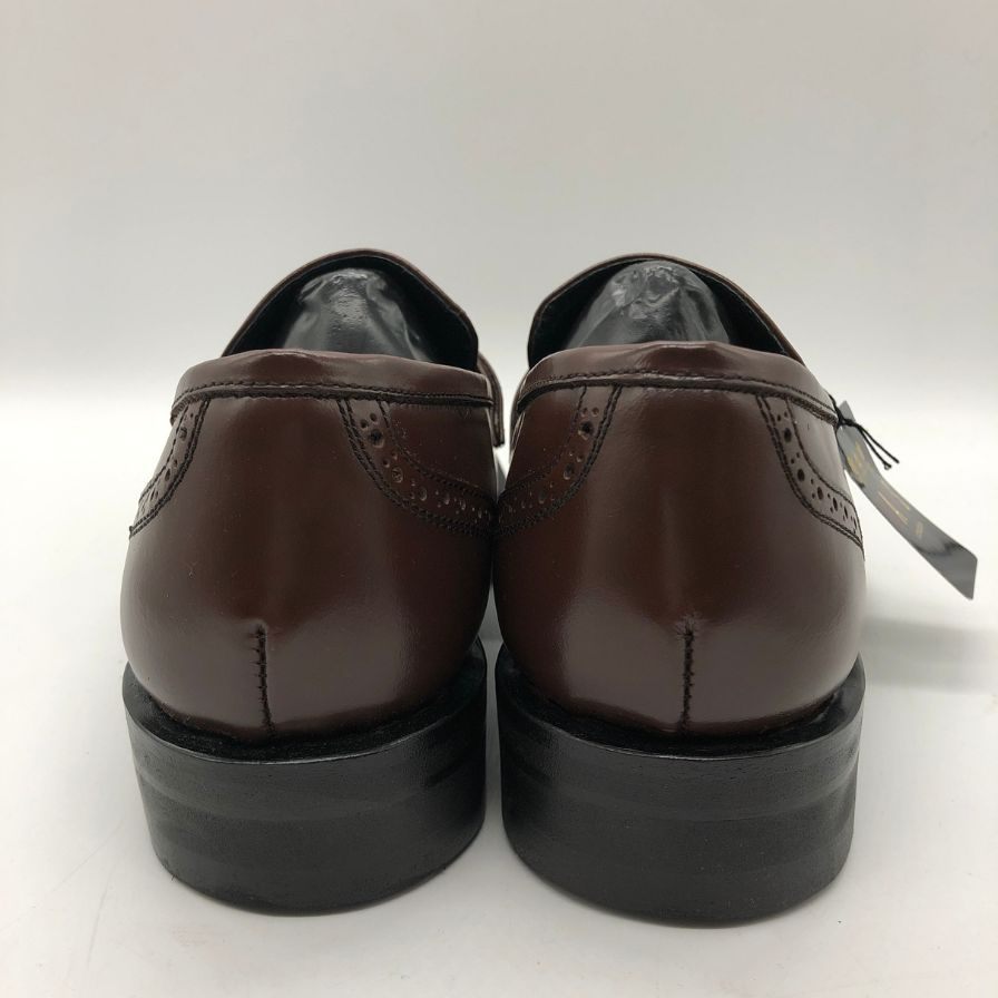 ダックス シングルストラップ スリッポン ブローグ 日本製 マドラス株式会社 ブラウン サイズ24.5cm DAKS 約24.5cm【AFD15】