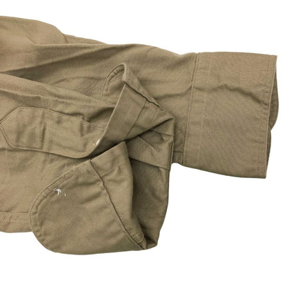美品◆ギットマン ヴィンテージ 長袖シャツ ボタンダウン アメリカ製 コットン メンズ ベージュ サイズM GITMAN VINTAGE 【AFB9】