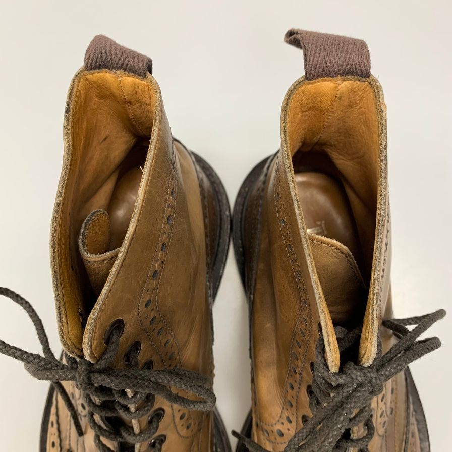 トリッカーズ ポールスミス カントリーブーツ M6178 レザー メンズ サイズ7 ブラウン Tricker's Paul Smith ブーツ 約25.5cm【LA】【中古】