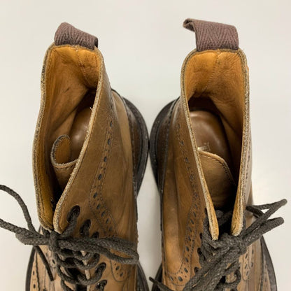 トリッカーズ ポールスミス カントリーブーツ M6178 レザー メンズ サイズ7 ブラウン Tricker's Paul Smith ブーツ 約25.5cm【LA】【中古】