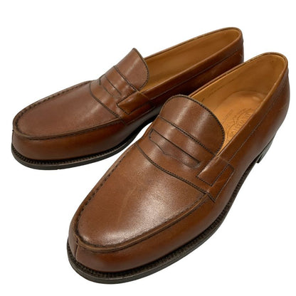 ジェイエムウエストン 180シグニチャー ローファー ボックスカーフ ブラウン UK4.5D J.M.WESTON ローファー 約24.5cm【LA】【中古】