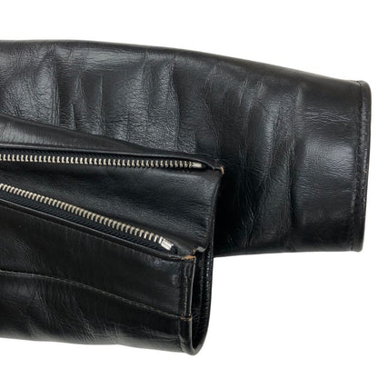 美品◆ショット シングルライダース ジャケット 641XJH スペシャルホースハイド ブラック メンズ サイズ38 Schott SPECIAL HORSEHIDE 【AFG1】