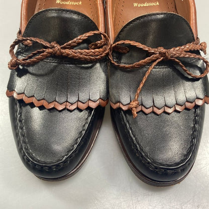 アレンエドモンズ ローファー キルト  ブラックブラウンコンビ サイズUS7D Allen Edmonds 約25.0cm【AFC15】