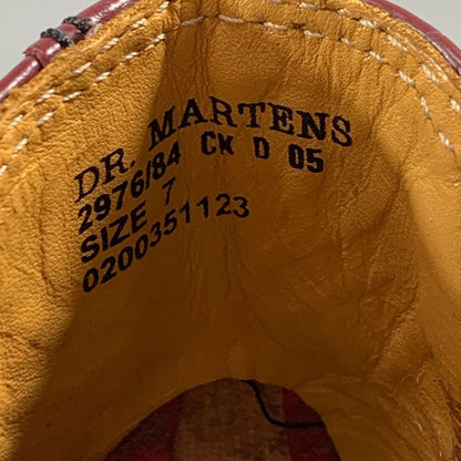 ドクターマーチン チェルシーブーツ 2976 サイドゴア レザー チェリーレッド メンズ サイズUK7 Dr.Martens 約26.0cm【AFC40】
