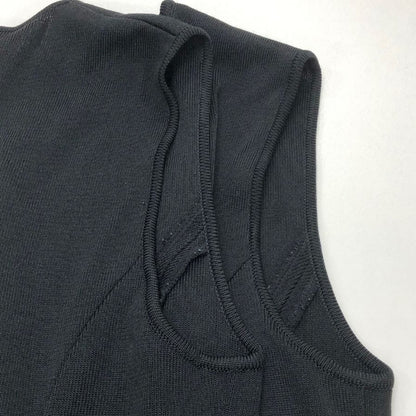 美品◆フォクシー ブティック ワンピース ニット 切替 ボーダー アクリル 15155 ベージュ レディース サイズ40 FOXEY BOUTIQUE 【AFB35】