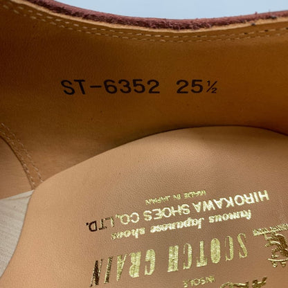 スコッチグレイン ST6352 レースアップシューズ カーフ ボルドー サイズ25.5EE 革靴 SCOTCH GRAIN ビジネスシューズ 約25.5cm【LA】【中古】
