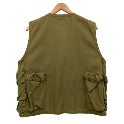 中古◆アルファインダストリーズ ベスト C-1 ヴィンテージ アーミー エアフォース カーキ メンズ サイズM ALPHA INDUSTRIES 【AFB51】