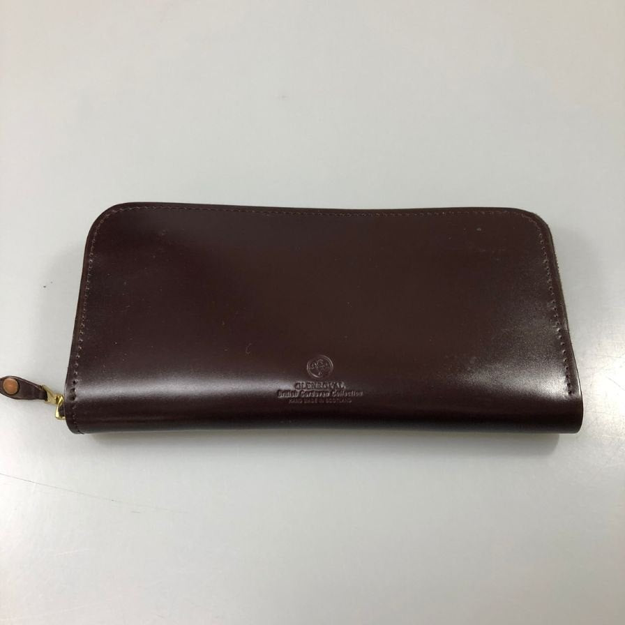 グレンロイヤル 長財布 ラウンドジップ コードバン ボルドー GLENROYAL【AFB55】