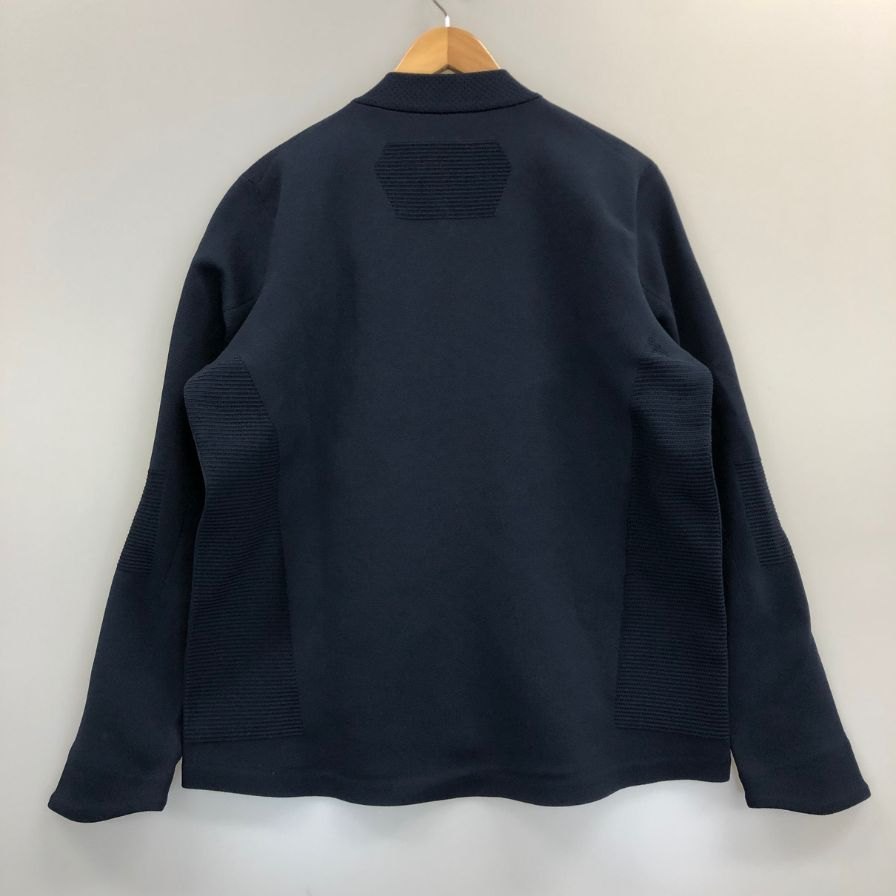 新品同様◆デサント オルテライン トラックジャケット フュージョンニット ネイビー メンズ サイズL DAMOGL03 DESCENTE ALLTERAIN 【AFB4】