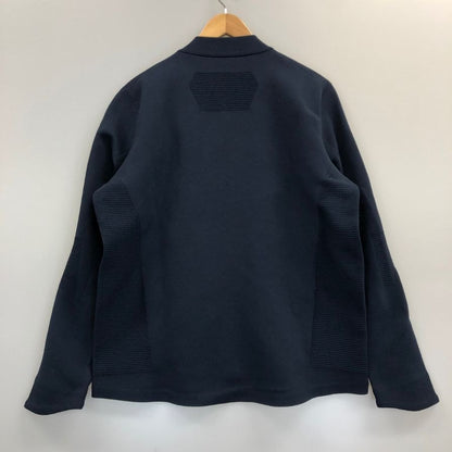 新品同様◆デサント オルテライン トラックジャケット フュージョンニット ネイビー メンズ サイズL DAMOGL03 DESCENTE ALLTERAIN 【AFB4】