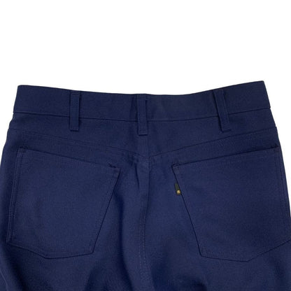 リーバイス フレアパンツ スタープレスト ブーツカット スリット 黒金タブ ネイビー W31 L31 LEVI’S 【AFB15】