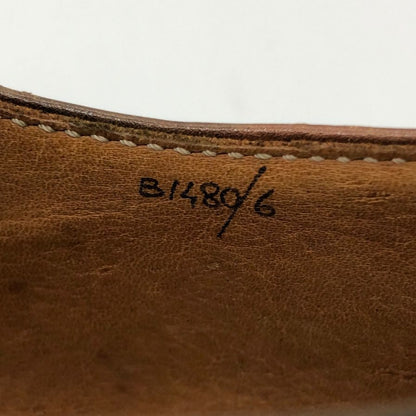 ベルルッティ ホールカット レザー メダリオン グリーンパティーヌ メンズ サイズUK6 Berluti 約24.5cm【PTM】