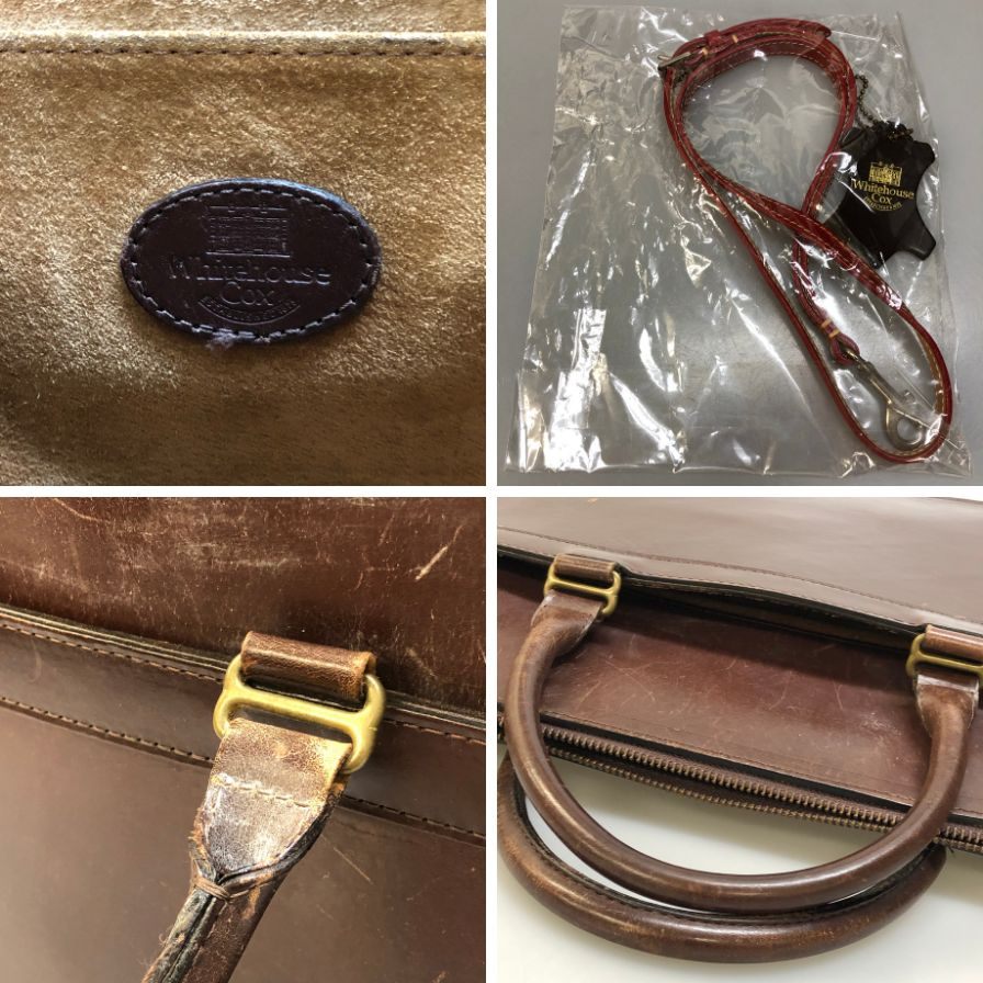 ホワイトハウスコックス ビジネスバッグ ブライドルレザー ブラウン Whitehouse Cox【AFE5】