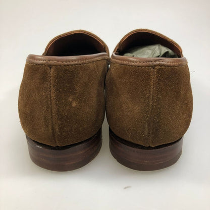 クロケット＆ジョーンズ セルシー ローファー スエード メンズ ブラウン サイズUK6.5E Crockett & Jones ローファー 約25.5cm【LA】【中古】