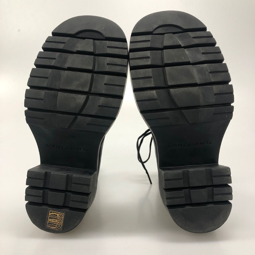 ボッテガヴェネタ ブーツ LUG ANKLE ブラック サイズ36 レディース BOTTEGA VENETA 約22.5cm【AFD8】