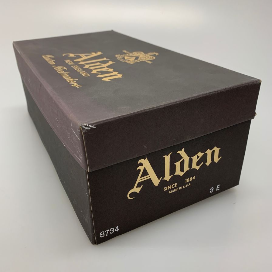 オールデン レザーシューズ Uチップ 54038 コードバン サイズ8.5 バーガンディ ALDEN ビジネスシューズ 約26.5cm【LA】【中古】