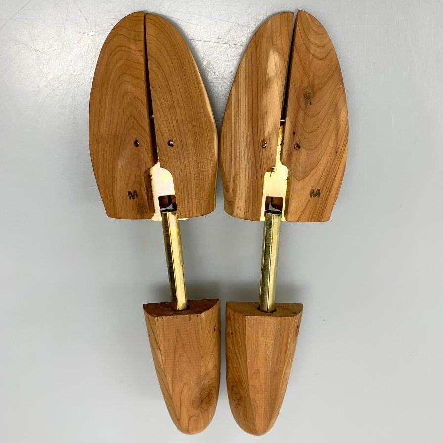 KTルイストン シューツリー シューキーパー 木製 MADE IN USA メンズ サイズM ブラウン K.T.LEWISTON 約24.0cm【AFC3】