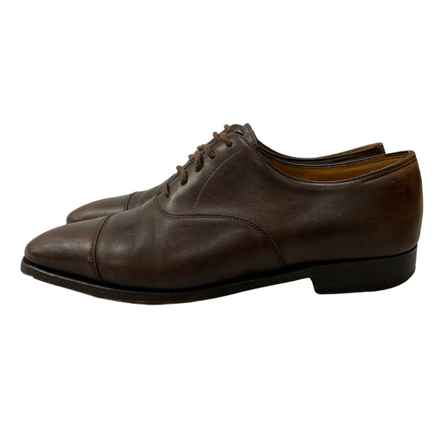 中古◆ジョンロブ レザーシューズ シティ2 7000ラスト メンズ サイズ6E ブラウン John Lobb City2 約24.5cm【AFD14】