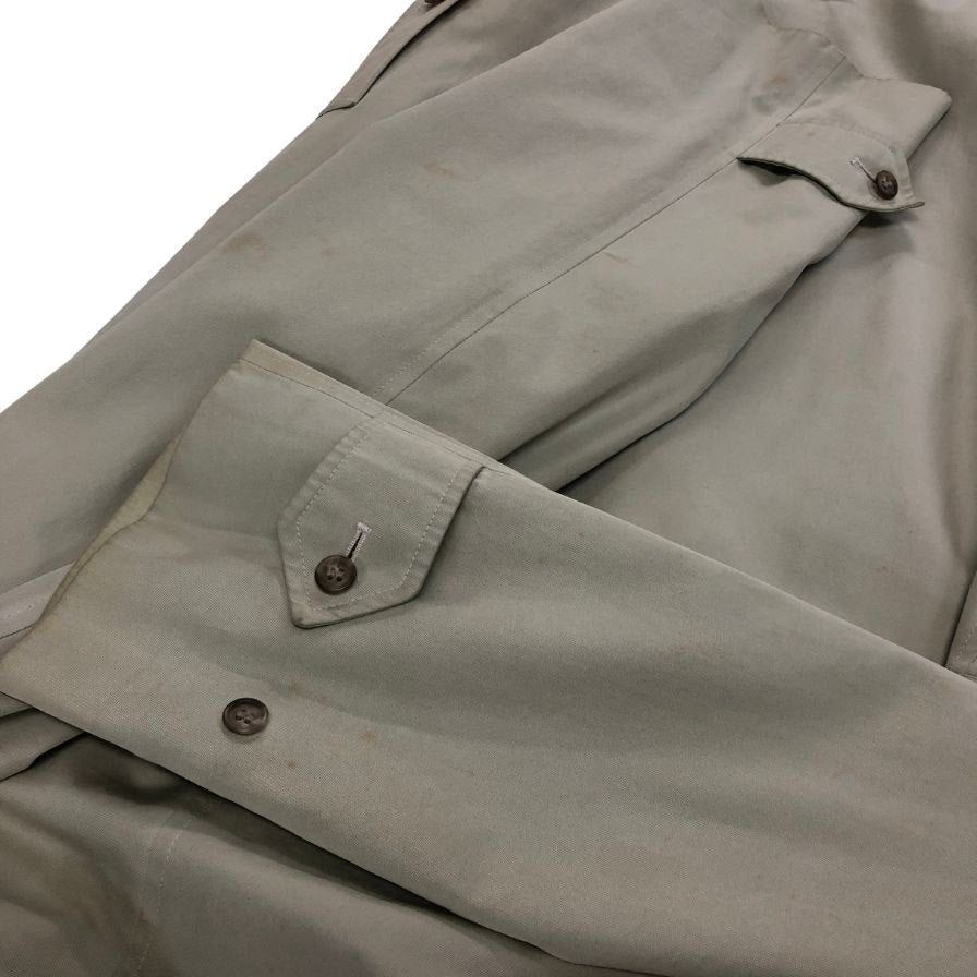 中古◆ブルックスブラザーズ バルカラーコート 80S 英国製 ベージュ メンズ サイズ38 Brooks Brothers vintage 【AFA3】